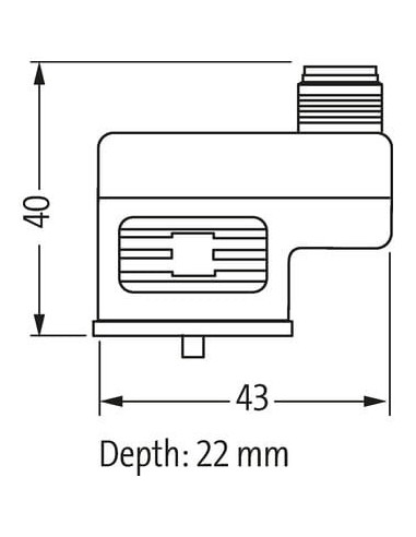 Adapter zaworowy MSUD typ BI 11mm - M12 damski 7000-42021-0000000 | Przewody i Złącza | Eshop Dopak | Wszystko dla Przemysłu