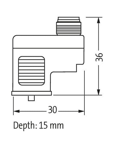 Adapter M12 - MSUD typ C 8mm 7000-42811-0000000 | Przewody i Złącza | Eshop Dopak | Wszystko dla Przemysłu