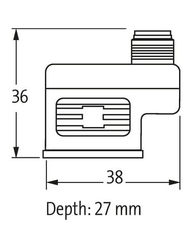 Adapter zaworowy MSUD typ A 18mm - M12 7000-41341-0000000 | Przewody i Złącza | Eshop Dopak | Wszystko dla Przemysłu