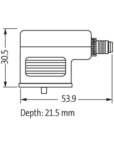 Wtyczka zaworowa MSUD typ BI 11mm - M8 3-polowa 7000-88955-0000000 | Przewody i Złącza | Eshop Dopak | Wszystko dla Przemysłu