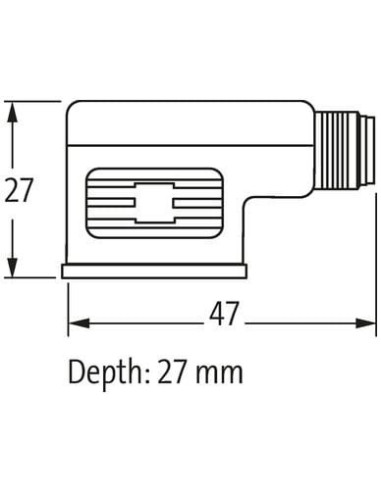 Wtyczka zaworowa, typ A 18mm - M12 7000-41381-0000000 | Przewody i Złącza | Eshop Dopak | Wszystko dla Przemysłu