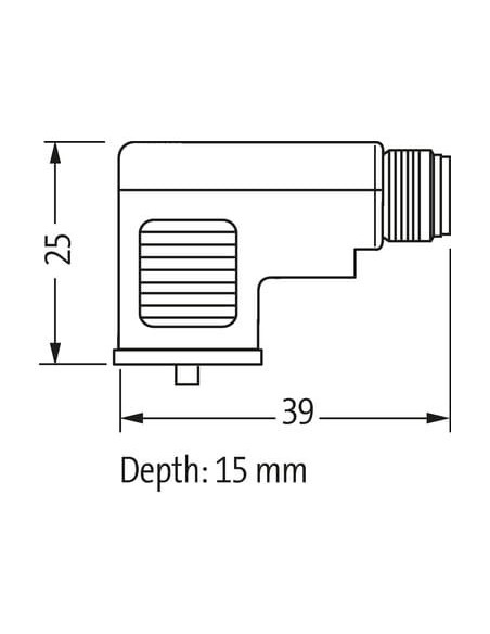 Adapter M12 do typu / zawór MSUD CI 9,4mm 7000-42871-0000000 | Przewody i Złącza | Eshop Dopak | Wszystko dla Przemysłu