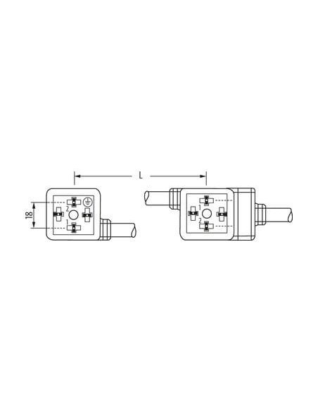 Zawór podwójny MSUD st. BF A 18 mm z kablem przyłączeniowym 7000-58021-6170200 | Przewody i Złącza | Eshop Dopak | Wszystko dla 