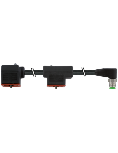 Wtyczka zaworowa M12 X-treme męska 90° / MSUD dbl. format A 7074-41551-6370060 | Przewody i Złącza | Eshop Dopak | Wszystko dla 