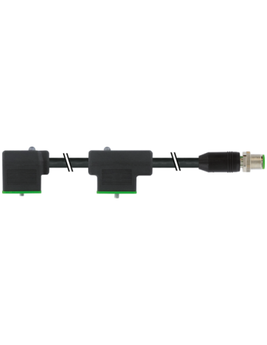 Wtyczka odprowadzająca M12 męskie 0° / MSUD format A 18mm 7000-41591-6170040 | Przewody i Złącza | Eshop Dopak | Wszystko dla Pr