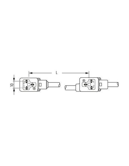 Zawór podwójny MSUD format B 10mm na kabel 7000-58241-6270500 | Przewody i Złącza | Eshop Dopak | Wszystko dla Przemysłu