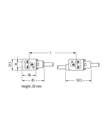 Zawór podwójny MSUD format B 10mm na kabel 7000-58241-6270500 | Przewody i Złącza | Eshop Dopak | Wszystko dla Przemysłu