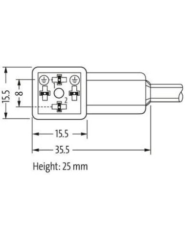 Konektor męski M12 prosty - zawórowy MSUD typ C 8mm 7000-41081-6361000 | Przewody i Złącza | Eshop Dopak | Wszystko dla Przemysł