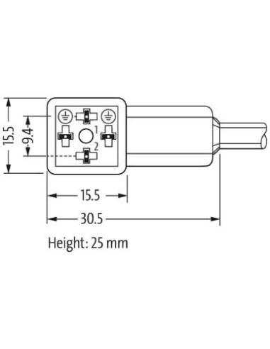 M8 męski prosty / zawór MSUD kształtowy CI 9,4mm (mały) 7000-88415-6130100 | Przewody i Złącza | Eshop Dopak | Wszystko dla Prze