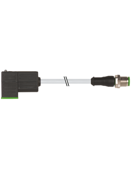 M12 damski 0° kod A. / Wtyczka zasilania MSUD C-8mm mała 7000-41091-2360190 | Przewody i Złącza | Eshop Dopak | Wszystko dla Prz