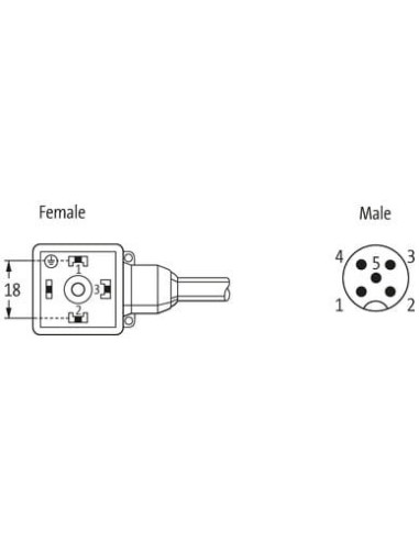 M12 męski prosty / zawór MSUD format A 18mm 7000-40921-6350300 | Przewody i Złącza | Eshop Dopak | Wszystko dla Przemysłu
