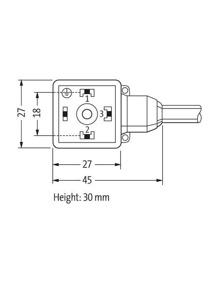 M12 męski prosty / zawór MSUD format A 18mm 7000-40921-6350300 | Przewody i Złącza | Eshop Dopak | Wszystko dla Przemysłu