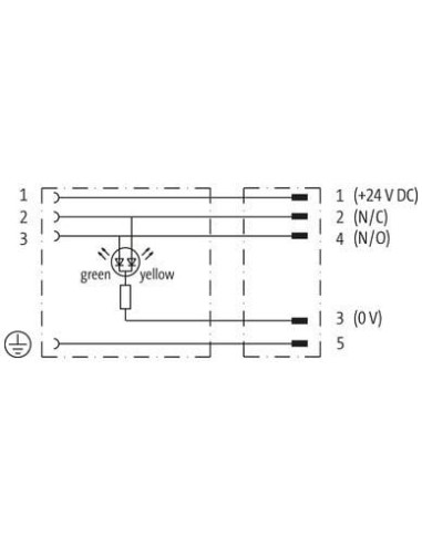 M12 damski 0° kod A. / Zawór MSUD A-18mm 7000-40931-2350120 | Przewody i Złącza | Eshop Dopak | Wszystko dla Przemysłu