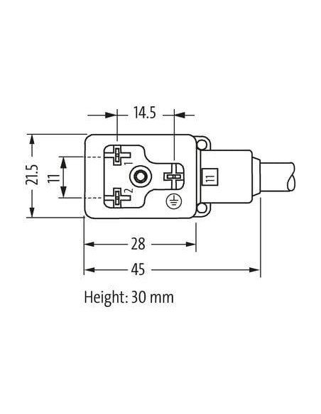 M8 męski prosty 3p. / Zawór MSUD kształt BI 11mm 7000-88781-2330300 | Przewody i Złącza | Eshop Dopak | Wszystko dla Przemysłu