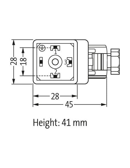 Wtyczka zaworowa SVS typ A 18mm, 2xLED, 24VAC/DC 7000-29441-0000000 | Przewody i Złącza | Eshop Dopak | Wszystko dla Przemysłu