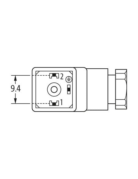 Wtyczka zaworowa SVS Eco typ CI 9,4mm 7000-30205-0000000 | Przewody i Złącza | Eshop Dopak | Wszystko dla Przemysłu