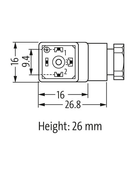 Wtyczka zaworowa SVS Eco typ CI 9,4mm, 110V 3 PE M11x1,75 7000-30245-0000000 | Przewody i Złącza | Eshop Dopak | Wszystko dla Pr