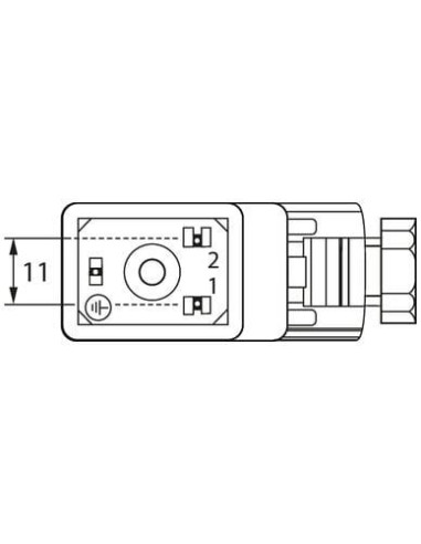 Wtyczka zaworowa SVS typ BI 11mm 7000-29921-0000000 | Przewody i Złącza | Eshop Dopak | Wszystko dla Przemysłu