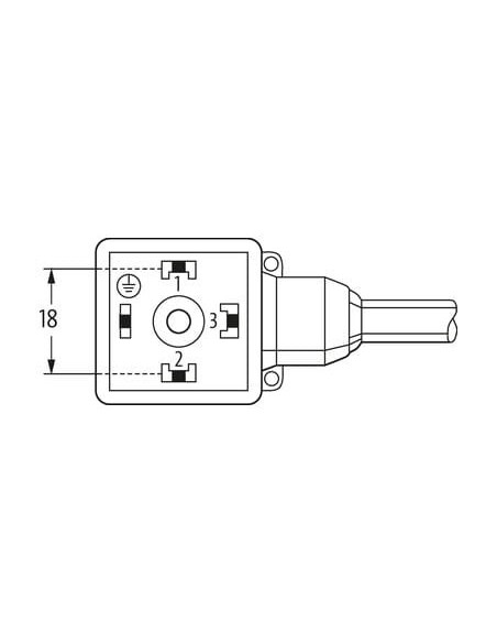 Konektor zaworowy MSUD typ A 18mm do kabla wełnianego 7000-18111-6371000 | Przewody i Złącza | Eshop Dopak | Wszystko dla Przemy