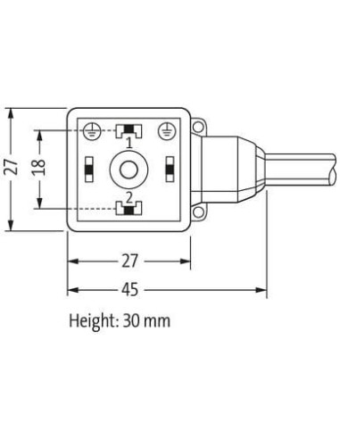 Zawór MSUD format A 18mm na kabel 7000-18031-6160500 | Przewody i Złącza | Eshop Dopak | Wszystko dla Przemysłu