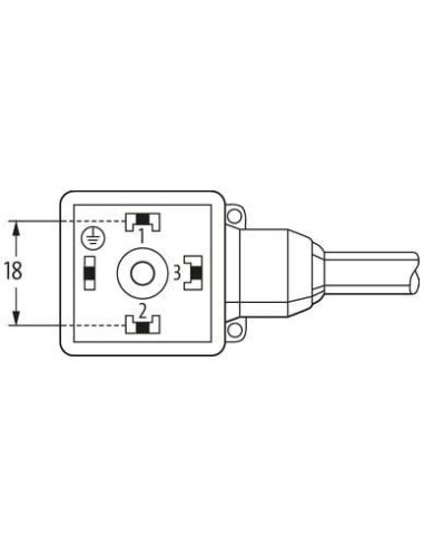 Konektor zaworowy MSUD typ A 18mm do kabla wełnianego 7000-18141-2280500 | Przewody i Złącza | Eshop Dopak | Wszystko dla Przemy