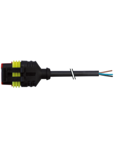 Konektor zaworowy SuperSeal, żeński, z wolnym kablem kablowym 7072-73081-5130750 | Przewody i Złącza | Eshop Dopak | Wszystko dl