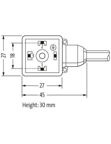 Zawór MSUD format A 18mm na kabel 7000-18112-5001000 | Przewody i Złącza | Eshop Dopak | Wszystko dla Przemysłu