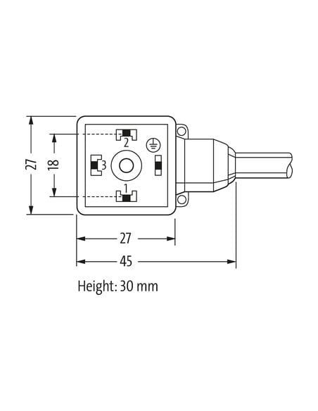 Zawór MSUD format A 18mm na kabel 7000-18112-5001000 | Przewody i Złącza | Eshop Dopak | Wszystko dla Przemysłu