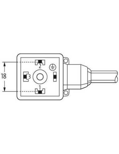 Złącze MSUD, typ A 18mm 7000-18112-2271000 | Przewody i Złącza | Eshop Dopak | Wszystko dla Przemysłu