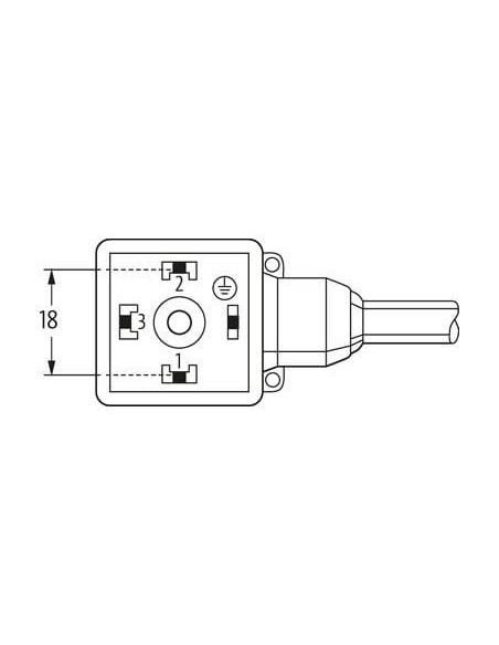 Złącze MSUD, typ A 18mm 7000-18112-2271000 | Przewody i Złącza | Eshop Dopak | Wszystko dla Przemysłu
