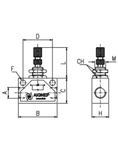 Zawór dławiąco-zwrotny G1/4w | Hydraulika | Eshop Dopak | Wszystko dla Przemysłu 2