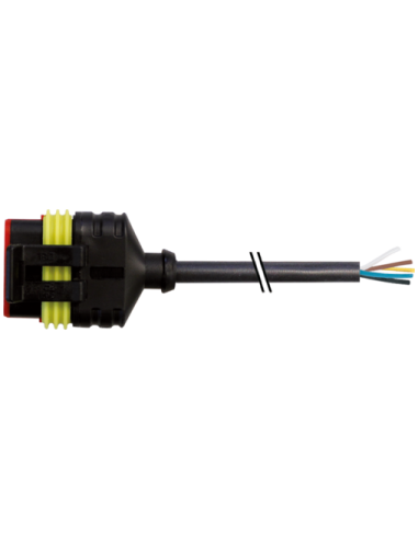 Konektor zaworowy SuperSeal, żeński, z wolnym kablem kablowym 7072-73161-5140300 | Przewody i Złącza | Eshop Dopak | Wszystko dl