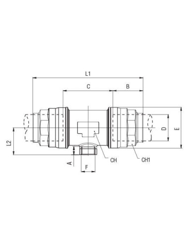 Trójnik redukcyjny 20-1/2'' GW NPTF, sys. Infinity | Pneumatyka | Eshop Dopak | Wszystko dla Przemysłu