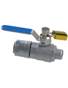 Zawór kulowy Fi-25 13/4'Z gwint NPTF, z  blokadą | Pneumatyka | Eshop Dopak | Wszystko dla Przemysłu