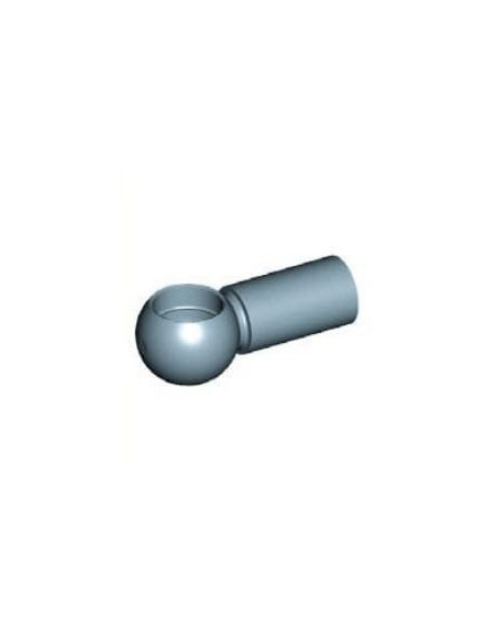 Mocowanie sprężyny gazowej z gwintem M6 gniazdo fi 10 mm, długość 25 mm, do 800N | Mechanika Przemysłowa | Sklep Eshop Dopak
