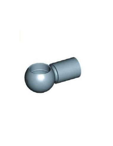 Mocowanie sprężyny gazowej z gwintem M6 gniazdo fi 10 mm, długość 20 mm, do 800N | Mechanika Przemysłowa | Sklep Eshop Dopak