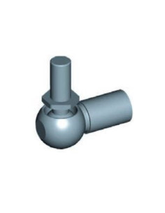 Mocowanie sprężyny gazowej z gwintem M8-M10 przegub kulowy, fi 16 mm, długość 35 mm, do 2100N