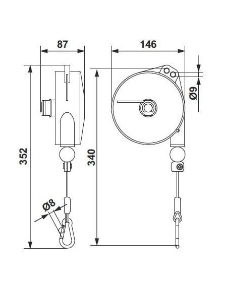Balanser 2-4kg. L2000mm. | Narzędzia | Eshop Dopak | Wszystko dla Przemysłu.