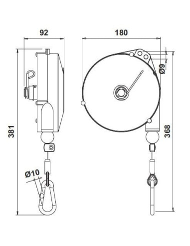 Balanser 2-4 kg L2500mm | Narzędzia | Eshop Dopak | Wszystko dla Przemysłu.