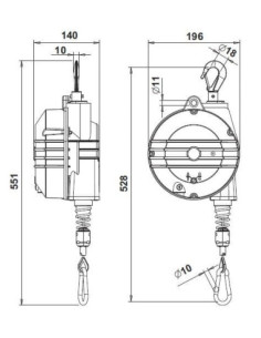 Balanser 14-18 kg L2000 mm | Narzędzia | Eshop Dopak | Wszystko dla Przemysłu.