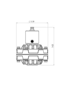Tłumik pulsacji 3/4", 35 l/min, AISI 316 | Hydraulika | Eshop Dopak | Wszystko dla Przemysłu 2