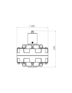Tłumik pulsacji 1 1/2", 250 l/min, PP | Hydraulika | Eshop Dopak | Wszystko dla Przemysłu 2