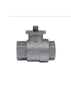 Zawór kulowy nierdzewny gwintowany SUN DR Rp 1/2" PN100 pod napęd F03/F04 CH9 długość 65mm wew/wew | Hydraulika | Eshop Dopak | 
