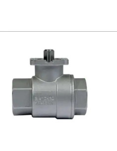 Zawór kulowy nierdzewny gwintowany SUN DR 1 1/4" PN64 pod napęd F03/F05 CH11 długość 112mm wew/wew | Hydraulika | Eshop Dopak | 