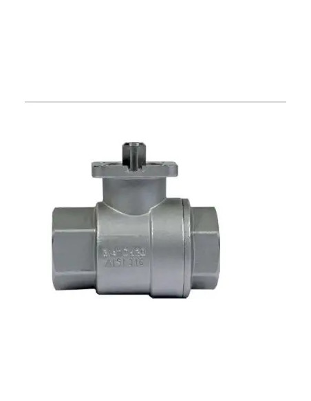 Zawór kulowy nierdzewny gwintowany SUN DR Rp 2" PN40 pod napęd F03/F05 CH11 długość 142mm wew/wew | Hydraulika | Eshop Dopak | W