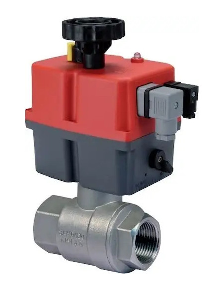 Zawór kulowy nierdzewny SUN DR R 1 1/2" PTFE PN63 z napędem elektrycznym 24-230 VAC/DC | Hydraulika | Eshop Dopak | Wszystko dla