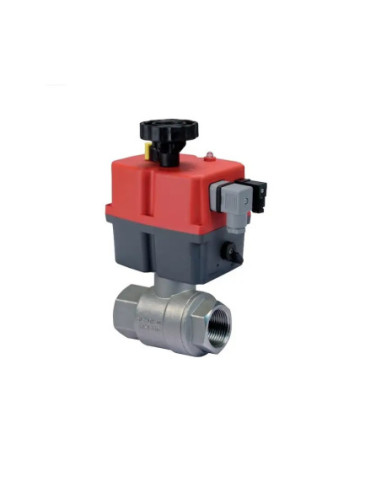 Zawór kulowy nierdzewny SUN DR R 3/4" PTFE PN100 z napędem elektrycznym 24-230 VAC/DC | Hydraulika | Eshop Dopak | Wszystko dla 
