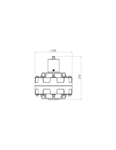 Tłumik pulsacji 2", 1000 l/min, PP | Hydraulika | Eshop Dopak | Wszystko dla Przemysłu