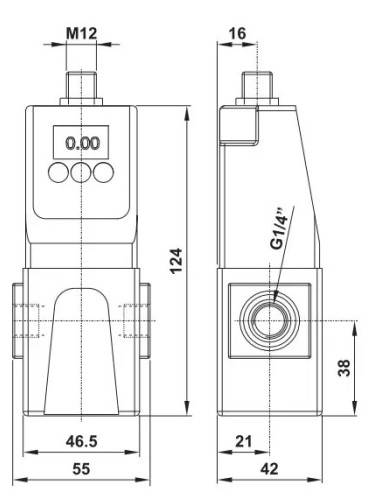 Regulator ciśnienia G 1/4'' proporcjonalny 0-10 bar | Pneumatyka | Eshop Dopak | Wszystko dla Przemysłu