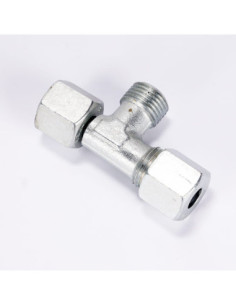 Trójnik hydrauliczny ABB, M16 z nakrętką pod rurkę 8 | Hydraulika | Eshop Dopak | Wszystko dla Przemysłu 2